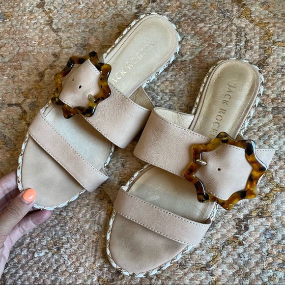 Jack Rogers Suede Slide Sandal - Maisey - Picture 1 of 5